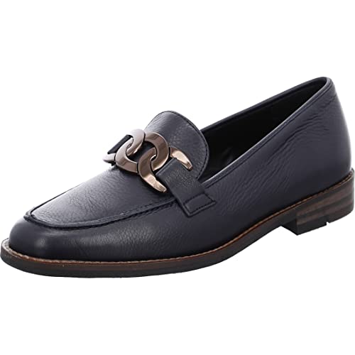 ara Damen Kent Slipper, BLAU, 42.5 EU Schmal von ARA