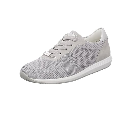 ARA Damen LISSABON Low-cut Sneaker, PEBBLE SILBER, 41 von ARA