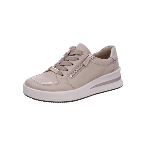 ara Damen Lazio Sneaker, Sand,Platin, 41.5 EU von ARA