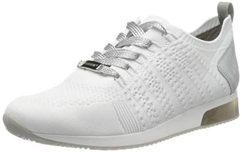 ARA Damen Lissabon Sneaker, Grau (Weiss, Silber 08), 36.5 EU von ARA