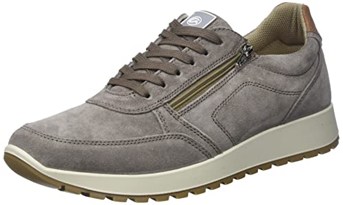 ara Damen Matteo Sneaker, BEIGE,Cognac, 45 EU Weit von ARA