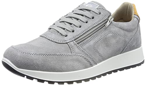 ara Damen Matteo Sneaker, Grey,Ocker, 42 EU Weit von ARA