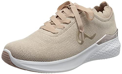 ARA Damen Maya Sneaker, Puder, 37 EU Weit von ARA