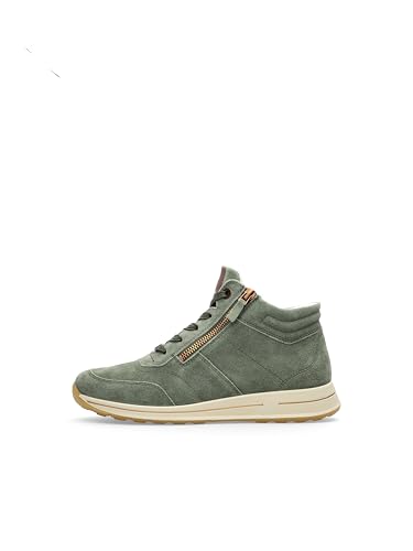 ARA Damen Osaka Mid-Cut Sneaker, Thyme, 36 EU Weit von ARA