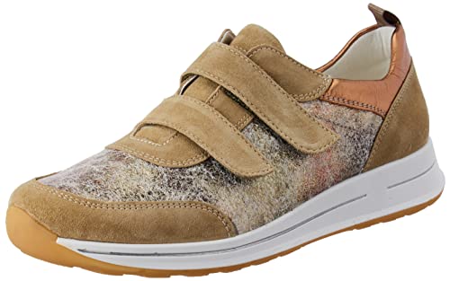 ara Damen Osaka Sneaker, Khaki,Khaki-Multi/Whisky, 41.5 EU Weit von ARA