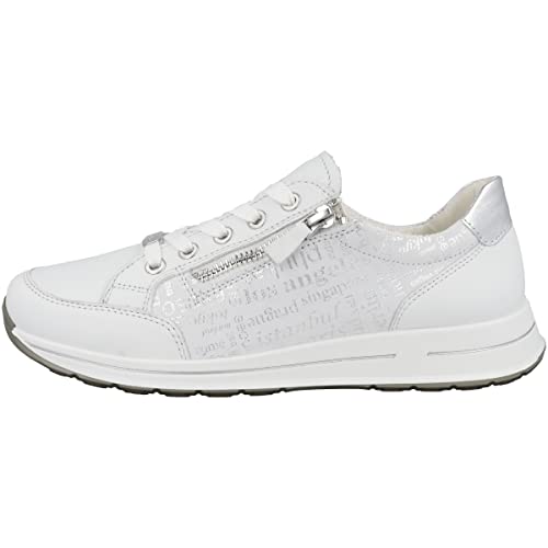 ara Damen Osaka Sneaker, Nebbia,Silber, 36 EU Weit von ARA