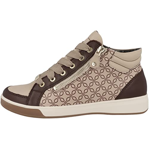 ara Damen ROM Sneaker, CAFFEE,Sand,Sand-CAFFEE, 35 EU von ARA