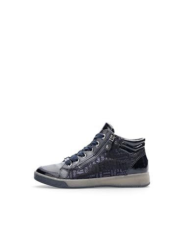 ARA Damen Rom Mid-Cut Sneaker, Navy,BLAU, 36.5 EU von ARA