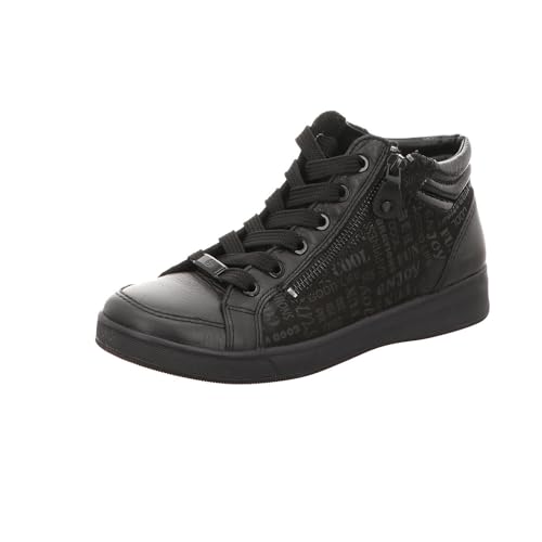 ARA Damen Rom Mid-Cut Sneaker, Schwarz, 36.5 EU von ARA