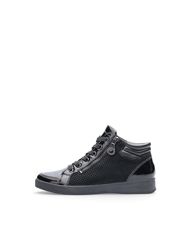 ARA Damen Rom Mid-Cut Sneaker, SCHWARZ, 38.5 EU von ARA