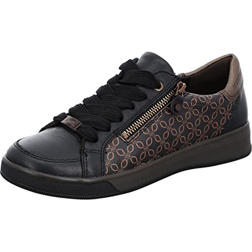 ARA Damen Rom Sneaker, Schwarz Moro, 38 EU von ARA