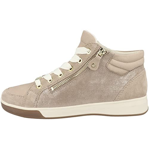 ARA Damen ROM Mid-cut Sneaker, SAND, 43 von ARA