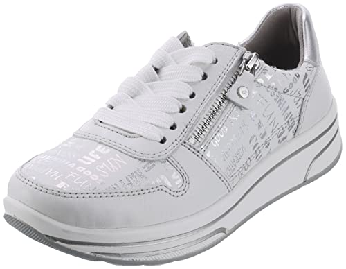 ara Damen Sapporo Sneaker, Nebbia,Silber, 36 EU Weit von ARA