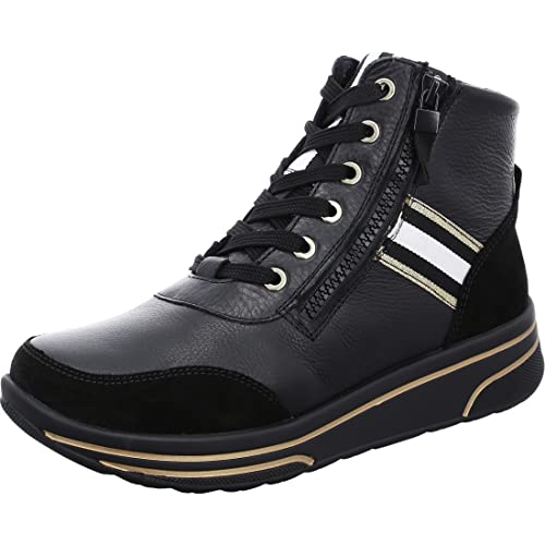 ara Damen Sapporo Sneaker, SCHWARZ, 38 EU Weit von ARA
