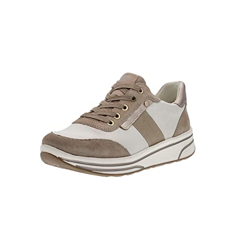 ARA Damen Sapporo Sneaker, Sand Cream Platin, 42 EU Weit von ARA