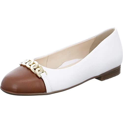 ara Damen Sardinia Ballerinas, Cognac,Weiss, 41.5 EU von ARA