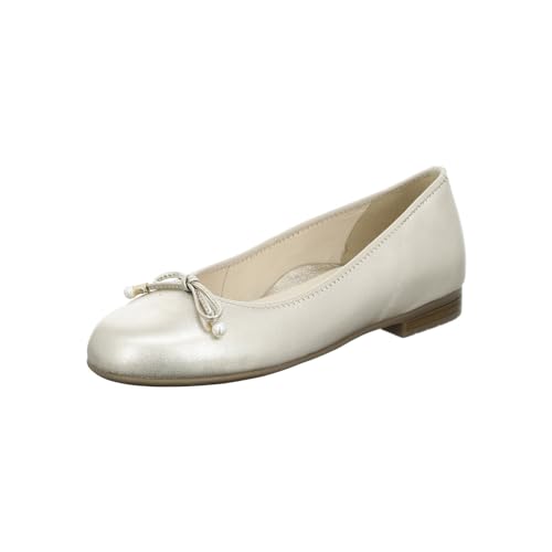 ARA Damen SARDINIA Ballerina, PLATIN, 38 von ARA