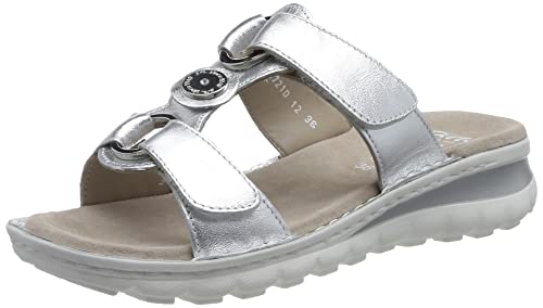 ara Damen Tampa Slipper, Silber, 43 EU von ARA