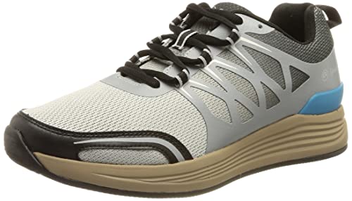 ara Herren Chicago Sneaker, Black/Light Grey,Dark-Grey, 41 EU von ARA