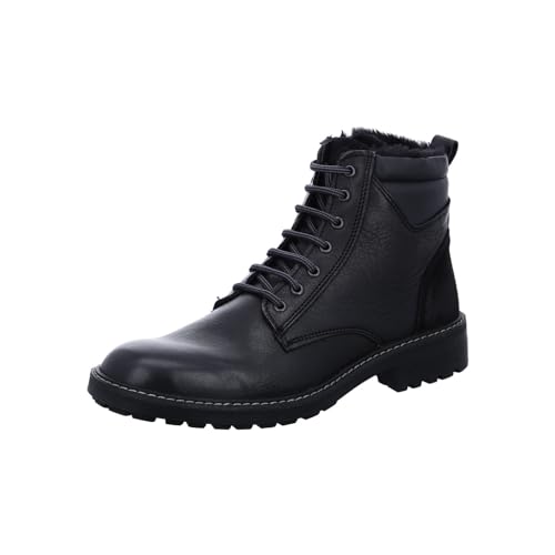 ARA Herren Frederik Schnürschuh Highcut, Black,Grey, 45 EU von ARA