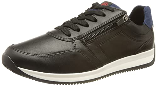 ara Herren Lisboa Sneaker, SCHWARZ,Saphir, 44 EU von ARA