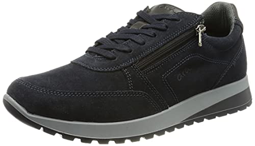 ARA Herren MATTEO Low-cut Sneaker, BLUE,GRIG.SCURO , 45 von ARA