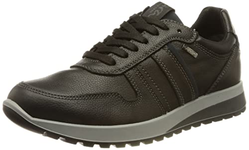 ARA Herren MATTEO-GTX Schnürhalbschuh, BLACK,BLUE CHIARO, 41 EU von ARA