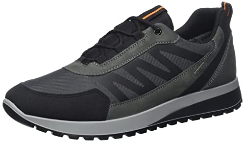 ara Herren Matteo Sneaker, Black,Grey, 40 EU Weit von ARA