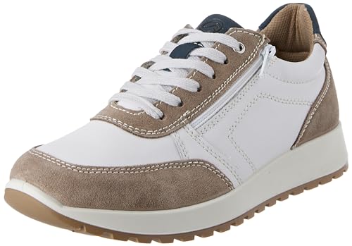 ARA Herren Matteo Sneaker, Fango Offwhite Blue, 45 EU Weit von ARA