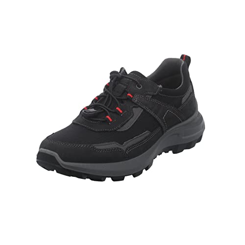 ARA Herren MAURO Schnürhalbschuh, BLACK,GRIGIO SCURO, 41 EU von ARA