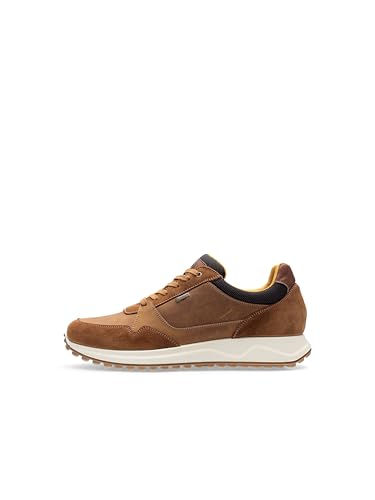 ara Herren Moreno-GTX Sneaker, Cognac,Moro,Kastanie, 42 EU Weit von ARA