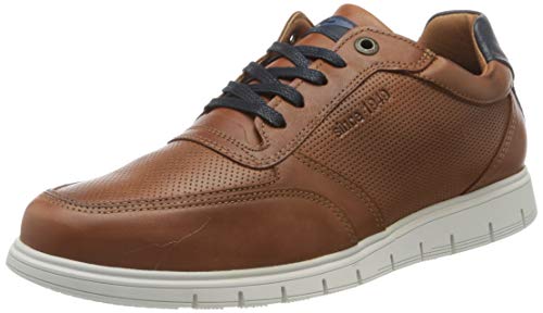 ara Herren MORTON-HIGHSOFT 1134005 Hohe Sneaker, Braun (Cognac, Navy 07), 41 EU(7 UK) von ARA