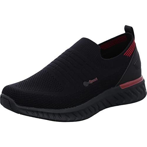 ara Herren SAN Diego Slipper, SCHWARZ/ROT, 39 EU von ARA