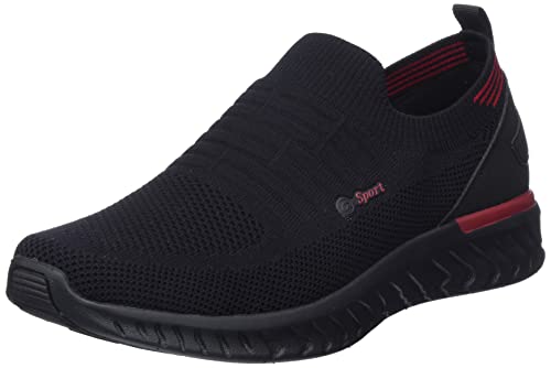 ara Herren SAN Diego Slipper, SCHWARZ/ROT, 44 EU von ARA