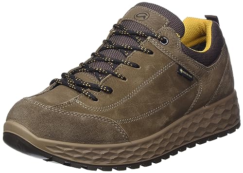 ARA Herren Stresa-GTX Low-Cut Sneaker, BEIGE,Safari,Moro, 40 EU Weit von ARA