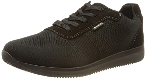 ARA Men's Lisboa Sneaker, Black, 45 EU (10 UK) von ARA