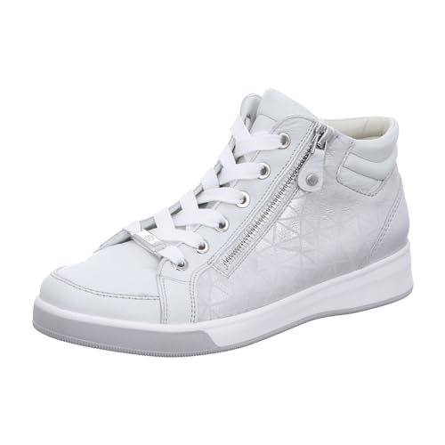 ARA Sneaker OM-ST-HIGH-Soft, Glattleder, Weiß, Damen EU 2,5/35 von ARA