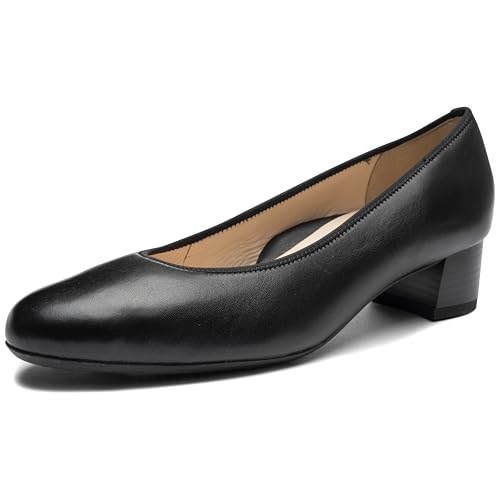 ARA Damen Vicenza Pumps, Schwarz Matt, 41.5 EU von ARA