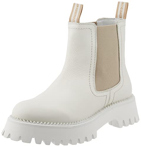 ara Damen Amsterdam Chelsea-Stiefel, Cream, 42.5 EU von ARA