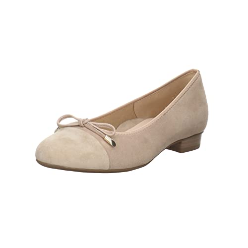 ara Damen BARI Ballerinas, Sand, 41.5 EU Schmal von ARA