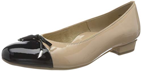 ara Damen BARI Geschlossene Ballerinas, Beige (Blau, Nude 95), 36 EU(3 UK) von ARA