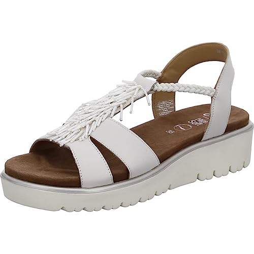 ara Damen Bilbao Sandal, Cream, 36 EU von ARA