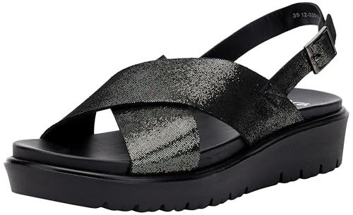 ara Damen Bilbao Sandale, SCHWARZ, 42 EU von ARA