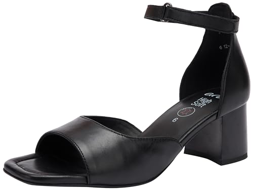 ara Damen Brighton Sandale, SCHWARZ, 37 EU Weit von ARA