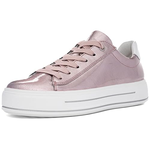 ara Damen Canberra Sneaker, Altrosa,Weiss, 39 EU Weit von ARA