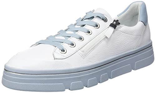 ara Damen Canberra Sneaker, WEIß,Aqua, 37 EU Weit ara Damen Canberra Sneaker, WEIß,Aqua, 37 EU Weit von ARA