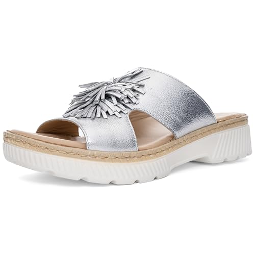 ara Damen Capri Slipper, Silber, 41 EU von ARA