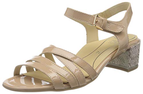 ara Damen GRADO Riemchensandalen, Beige (Puder 09), 41 EU von ARA