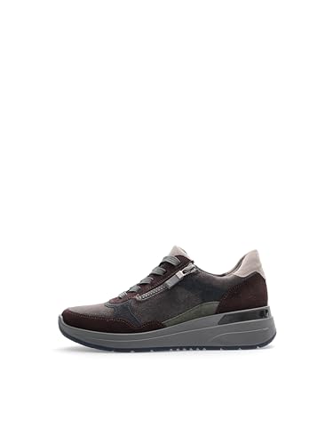 ara Damen Garda Sneaker, Amarone,Steel,BLAU,Forest,Moon, 38 EU Weit von ARA