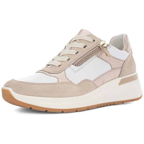 ara Damen Garda Sneaker, Shell,Weiss,Sand, 41.5 EU Weit ara Damen Garda Sneaker, Shell,Weiss,Sand, 41.5 EU Weit von ARA